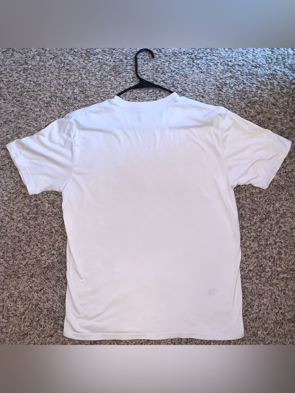 The North Face Men’s White Tee with Coral Logo - Picture 2 of 2